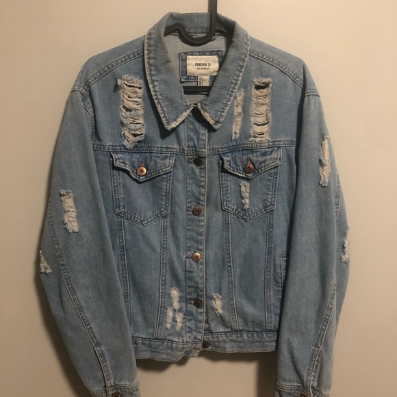 Denim jeans jacket Forever 21 #130 - Picture 3 of 9